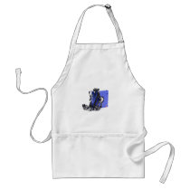 Damaged computer backup tape apron