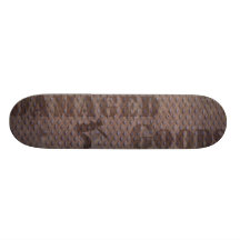 Damaged Custom Skate Board