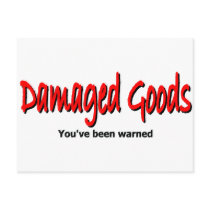 Damaged Goods Post Card