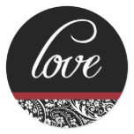 Damask Beauty-Love Sticker