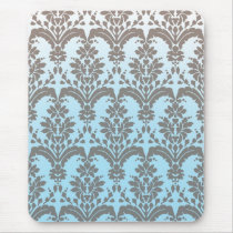 Damask<Blue>Mousepad