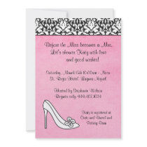Damask Bridal Shower Invitation