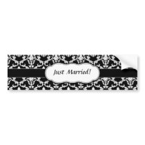 Damask Bumper Stickers
