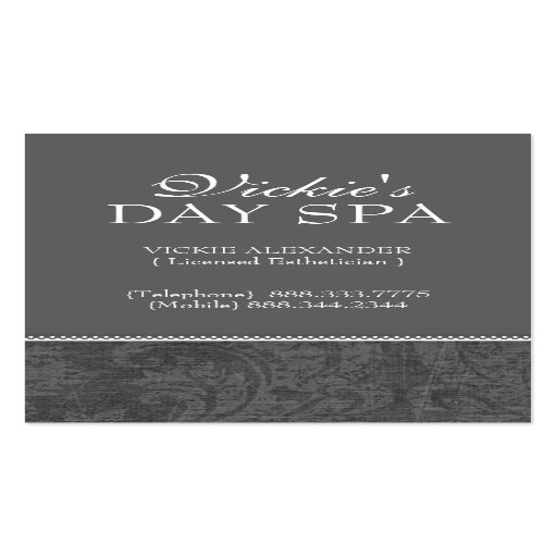 Damask Business Cards