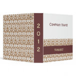 Damask Business Portfolio 3 Ring Binder