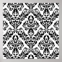 Damask Canvas Print