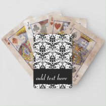 Damask playing cards