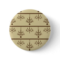 Damask chandelier tan wallpaper print pins
