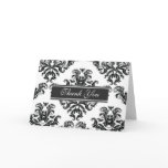 Damask Classic Thank you Card