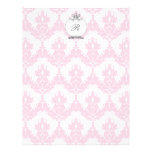 Damask Crown Letterhead <Peach>