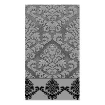 Damask Cut Velvet, DOUBLE DAMASK MONOTONE Business Cards