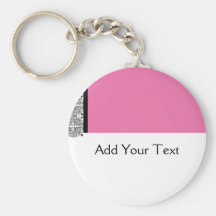 Damask Delight in Pink Manage this category Keychain