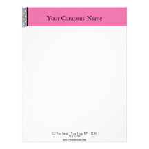 Damask Delight in Pink Manage this category Letterhead Template