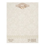 Damask Elegance - Customize Letterhead Design