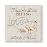 Damask Elegance Fridge Magnet