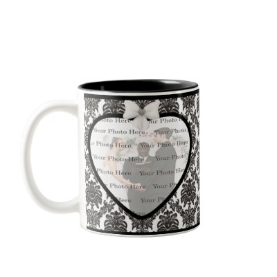 Damask Elegance Wedding Mug by atteestude