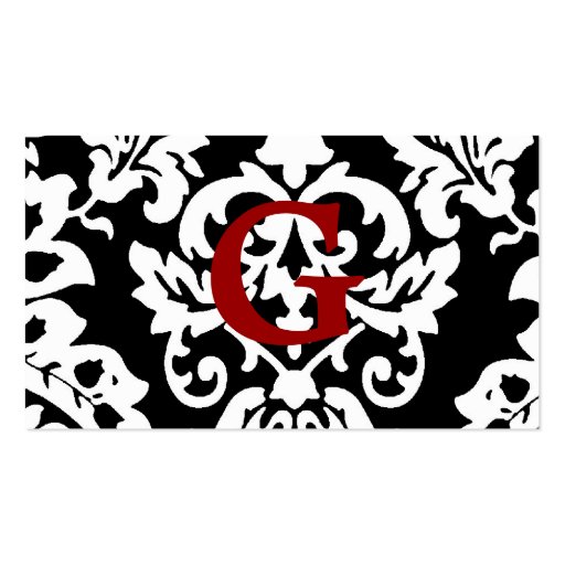Damask Enclosure or Business Card
