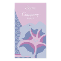 Damask Floral Breeze Collection (Blue) Business Card