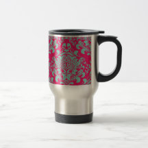Damask fun mug