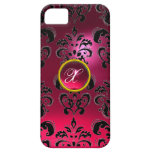 DAMASK GEM MONOGRAM pink