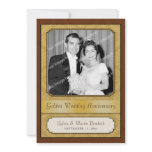 Damask Golden (50th) Anniversary Party invitation