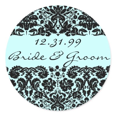 Damask In Black by WeddingInvitations