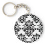 damask in White & Black