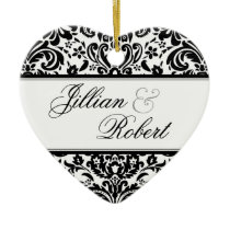 Damask Keepsake Ornament