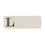 Damask Letter L - Black