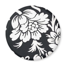 Damask Refrigerator Magnet