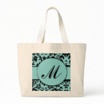 Damask Monogram Bags