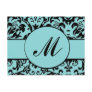 Damask Monogram Post Cards