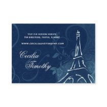 Damask Parisienne: Sapphire Blue Wedding Website