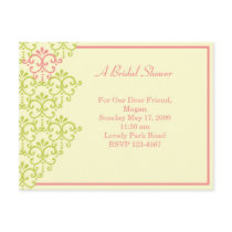Damask Pattern Greeting Post Cards