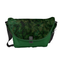 damask pattern messenger bag