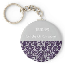 Damask Purple Wedding