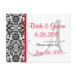Damask Response Postcard