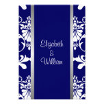 Damask & Ribbon RSVP Card Personalized Invitations