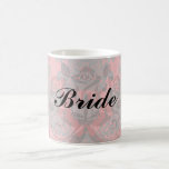 damask roses red and black.ai mug