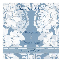 damask - secret garden save the date announcement