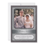 Damask Silver (25th) Anniversary Party invitation