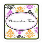 Damask Stickers-Halloween