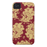 Damask vintage paisley wallpaper floral pattern iphone 4 case-mate cases