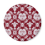 Damask vintage paisley wallpaper floral pattern refrigerator magnet