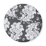 Damask vintage paisley wallpaper floral pattern magnets