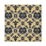 Damask vintage paisley wallpaper floral pattern magnets