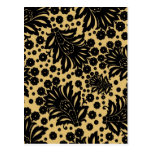 Damask vintage paisley wallpaper floral pattern postcards