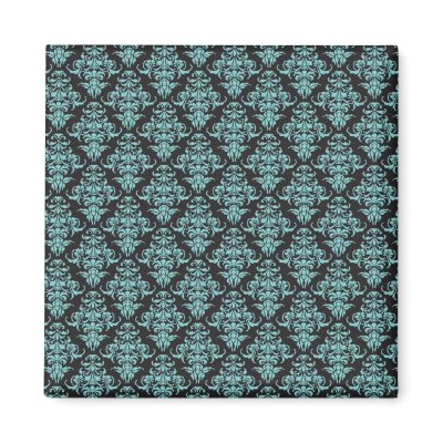 Damask vintage wallpaper chandelier pattern magnet by iBella