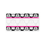 Damask Wedding Envelope Address Labels