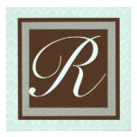 DAMASK WEDDING INVITATION